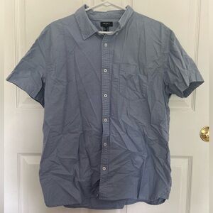 Forever 21 Blue Casual Button Down Shirt
